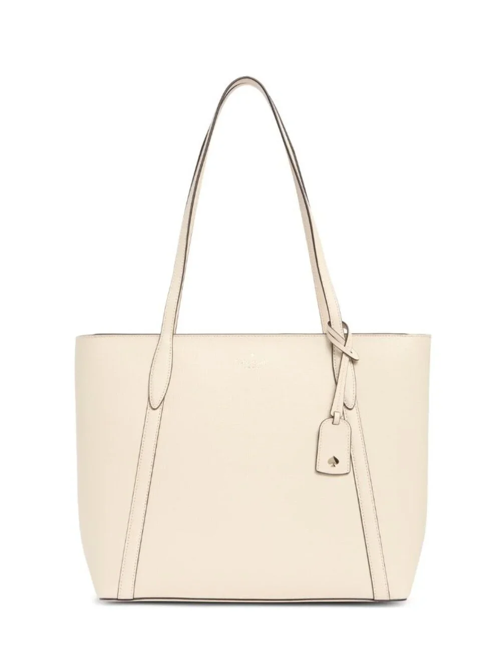 NWT ✅ KATE SPADE  CARA LARGE LEATHER TOTE in PARCHMENT  KF639 ⭐ NWT